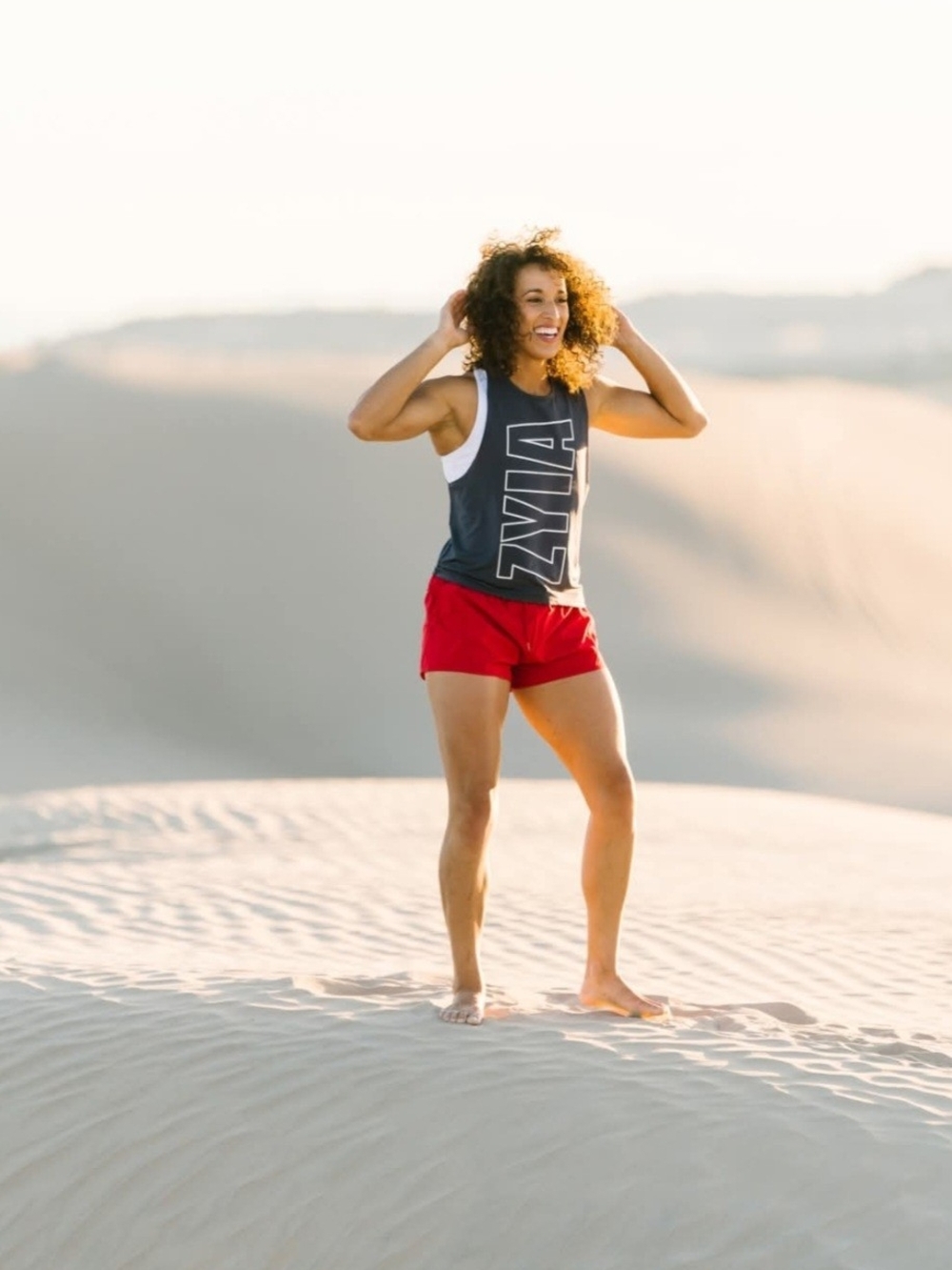 ZYIA Women's Athlete Tank - Gray